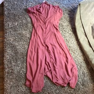 Pink cotton on dress